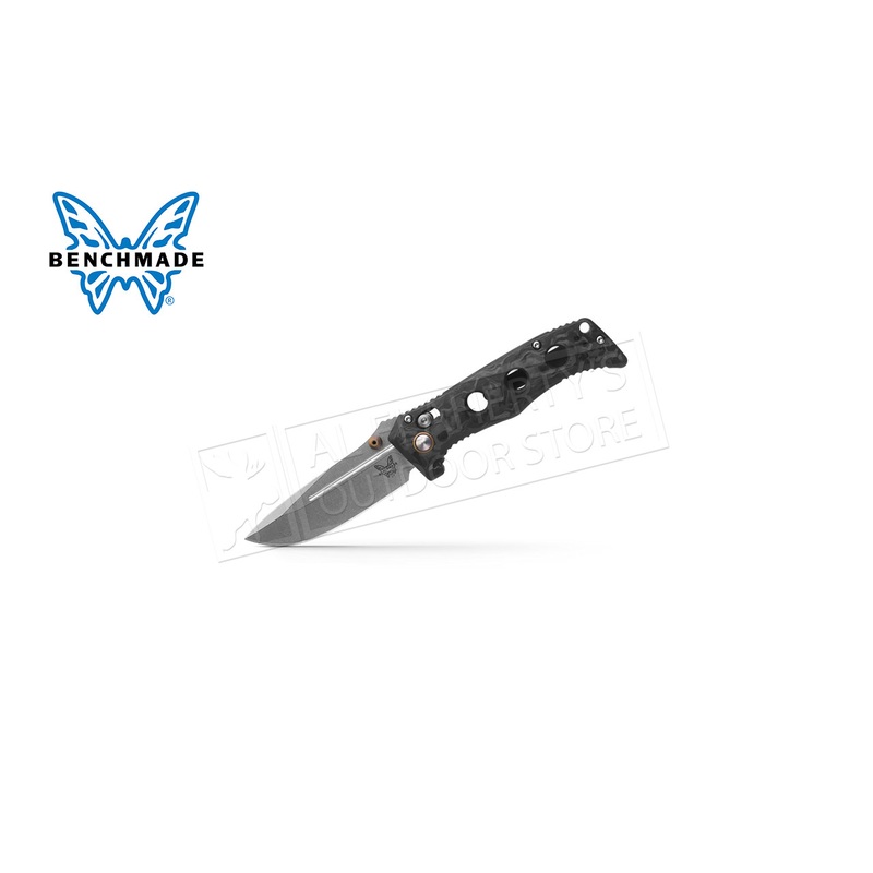 Benchmade  Mini Adamas, Marbled Carbon Fiber, Drop Point Folding Knife #273-03