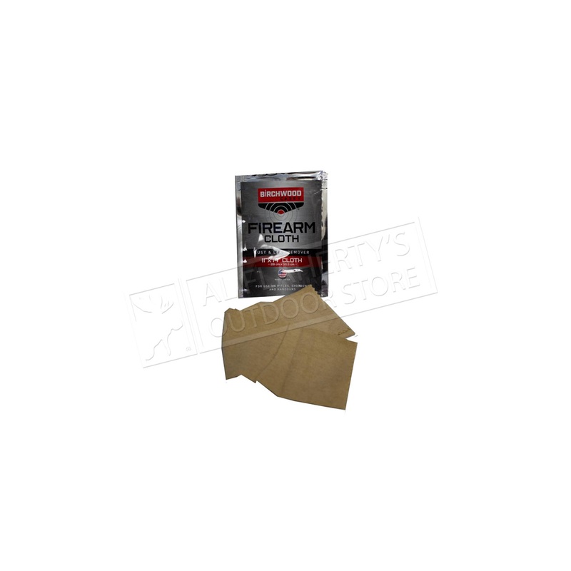 Birchwood Casey Rust & Lead Remover – Treated Tan Cloth, 11