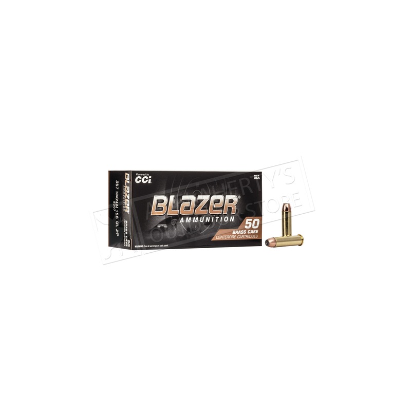 CCI Blazer Brass .357 Magnum 158 JHP, Box of 50 #5207