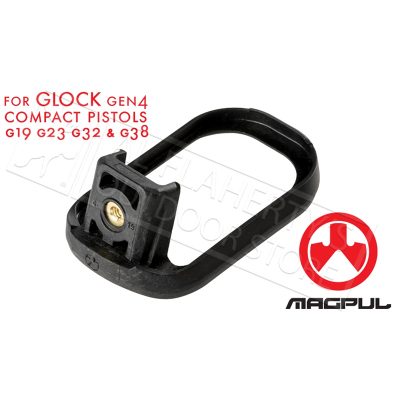 Magpul GL Enhanced Magazine Well – For Glock Gen4 Compact Pistols in 9mm and 40SW #MAG950