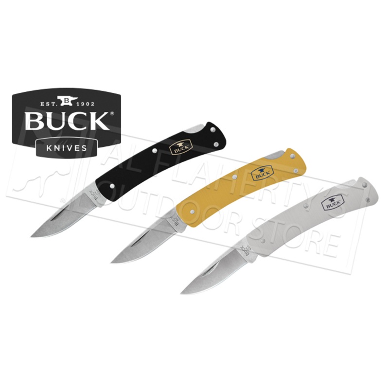 Buck Knives Alumni Folding Knives, Black Gold Or Grey #524x