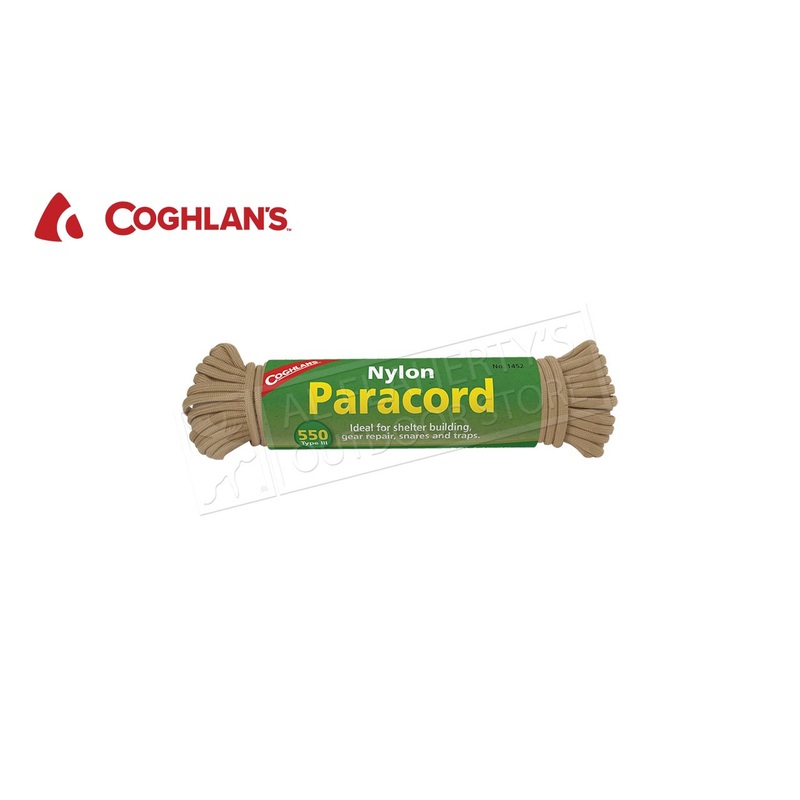 Coghlan’s 50′ Paracord, Tan #1452