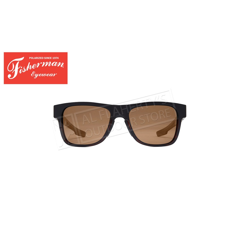 Fisherman Eyewear Cover,  Shiny Black Tortoise Fade/Brown Lens #50743002