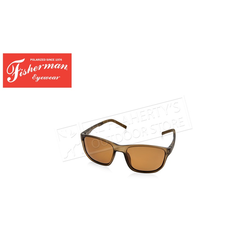 Fisherman Eyewear Shoal Matte Brown w/Brown Rubber Trim/Brown Lens #50773102