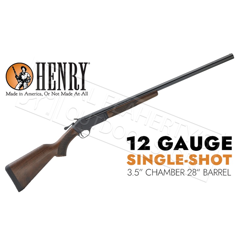 Henry Single Shot Shotgun 12 Gauge, 28