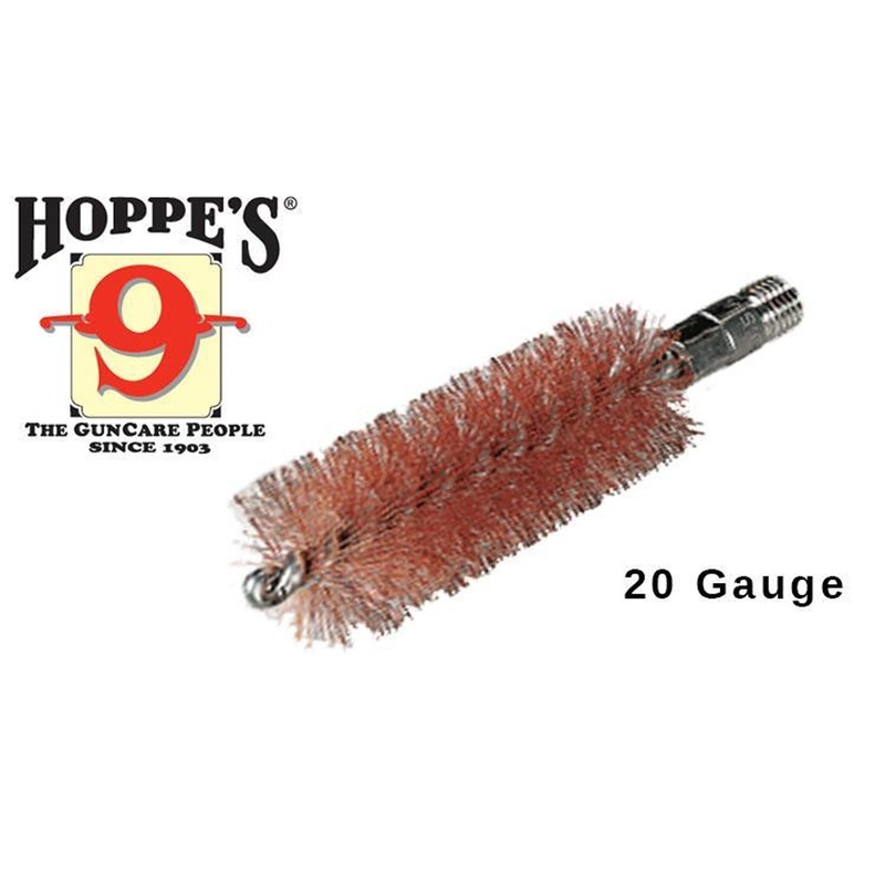 Hoppe’s Phosphor Bronze Brush Rod-End, 20 Gauge Shotgun #1312P
