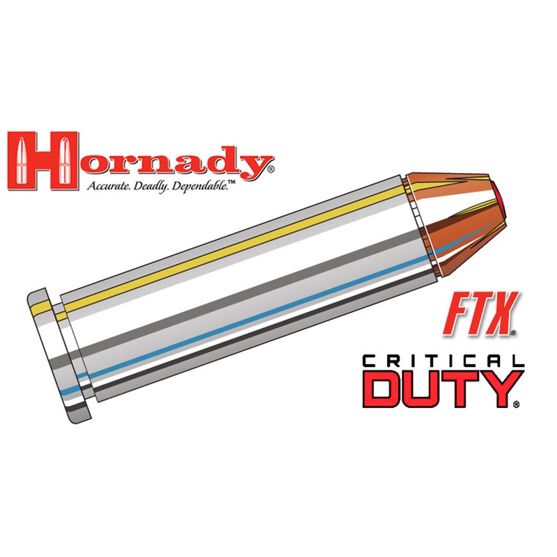 Hornady 357 Magnum Critical Duty, FTX 135 Grain Box of 25 #90511