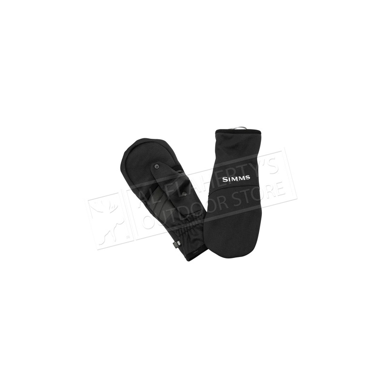 Simms Freestone Fold-over Mitt, Black #131100-001