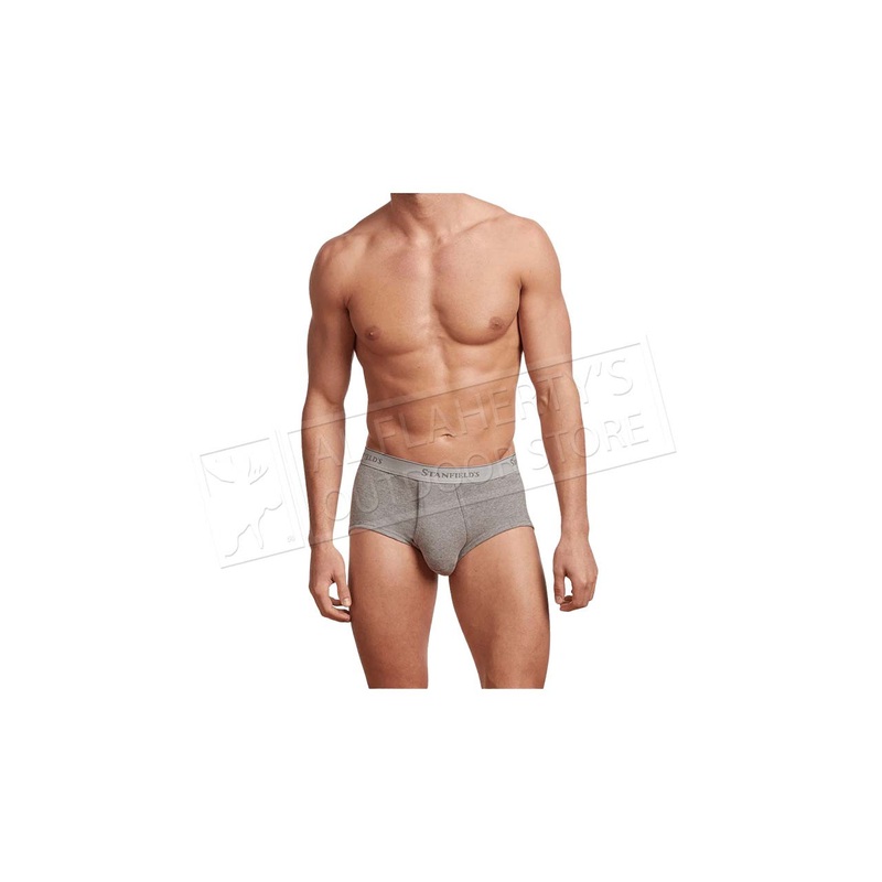 Stanfield’s Men’s 3 Pack Cotton Brief, Grey #2503-554