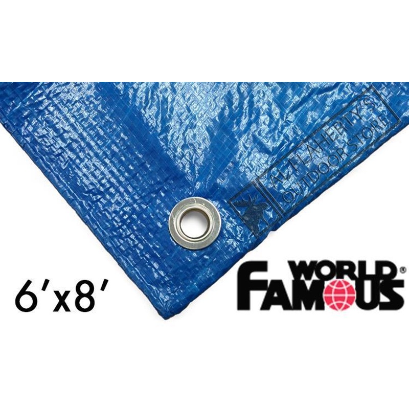 WFS Ripstop Tarp, Blue 6ft x 8ft #P68
