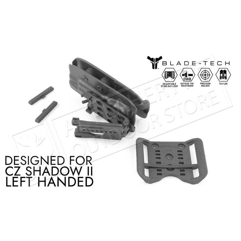 Blade-Tech Holster Classic OWB for CZ Shadow II, Left Handed with TekLok and ASR #HOLX000853181656