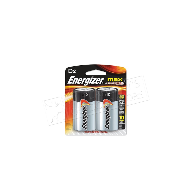 Energizer MAX D Batteries – Pack of 2 #E95BP2