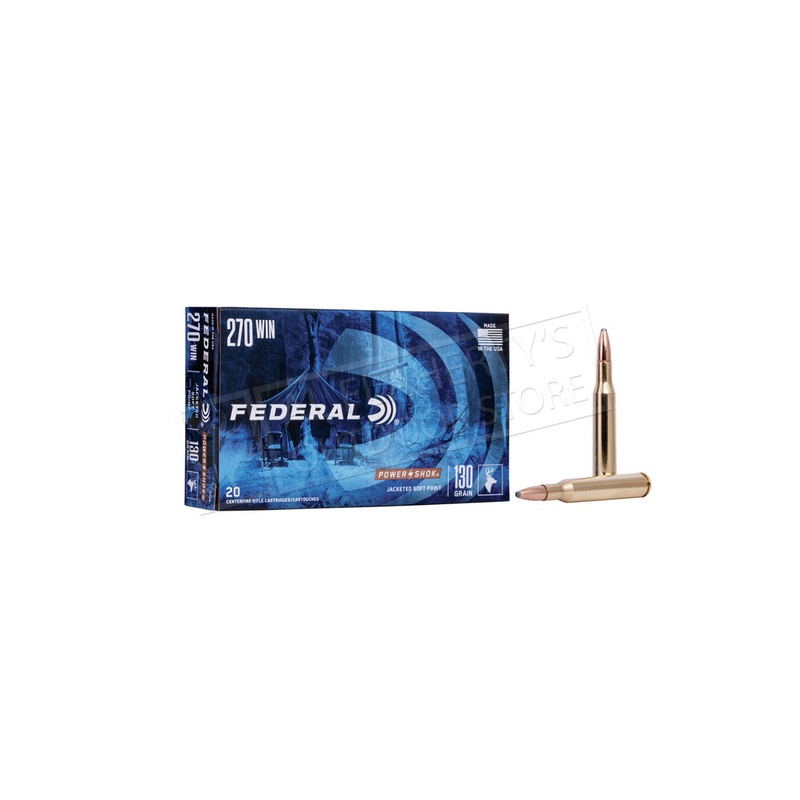 Federal  Power-Shok 270 Win, 130 Grain, Box of 20 #270A