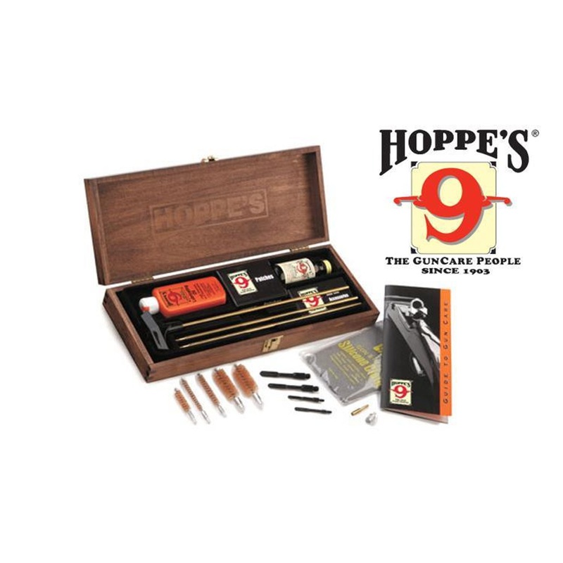 Hoppe’s Deluxe Gun Cleaning Kit, 22 Caliber to 12 Gauge #BUOX