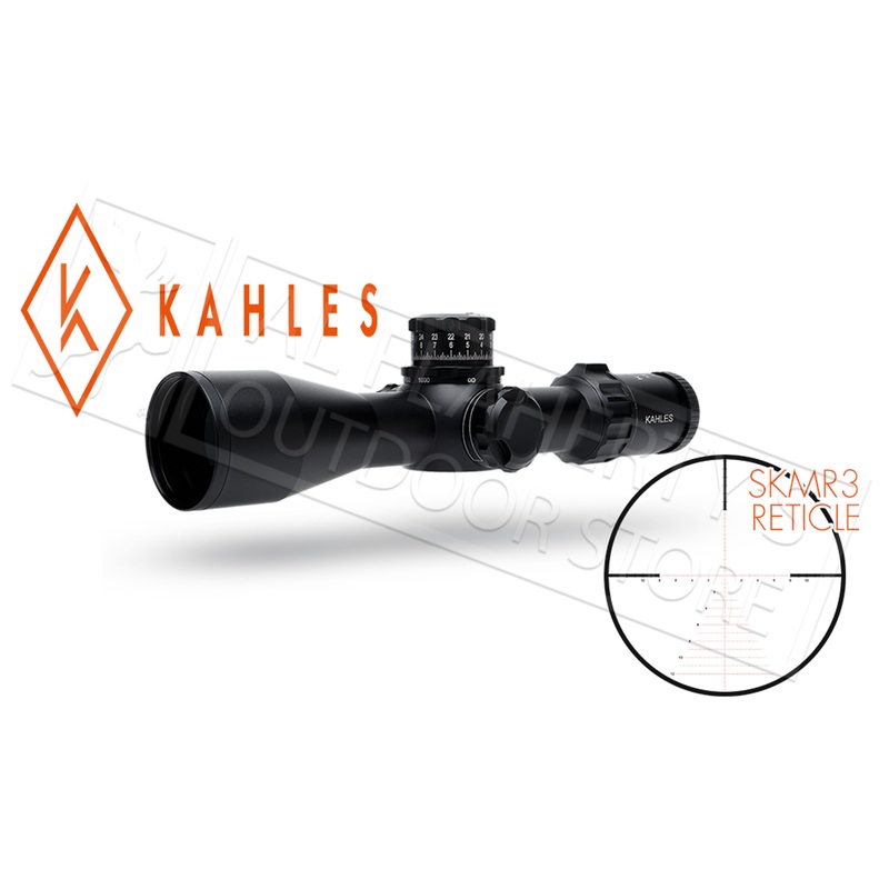 Kahles Riflescope K318i 3.5-18×50 with Illuminated SKMR3 Reticle & Right Windage Adjustment #10633