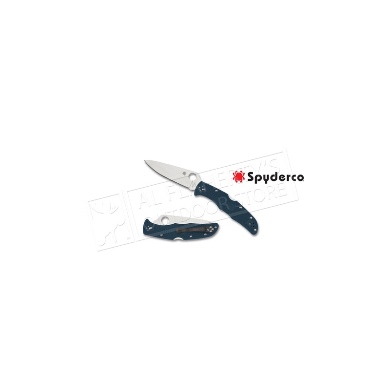 Spyderco Endura 4 Plain Edge,  FRN Blue #C10FPK390