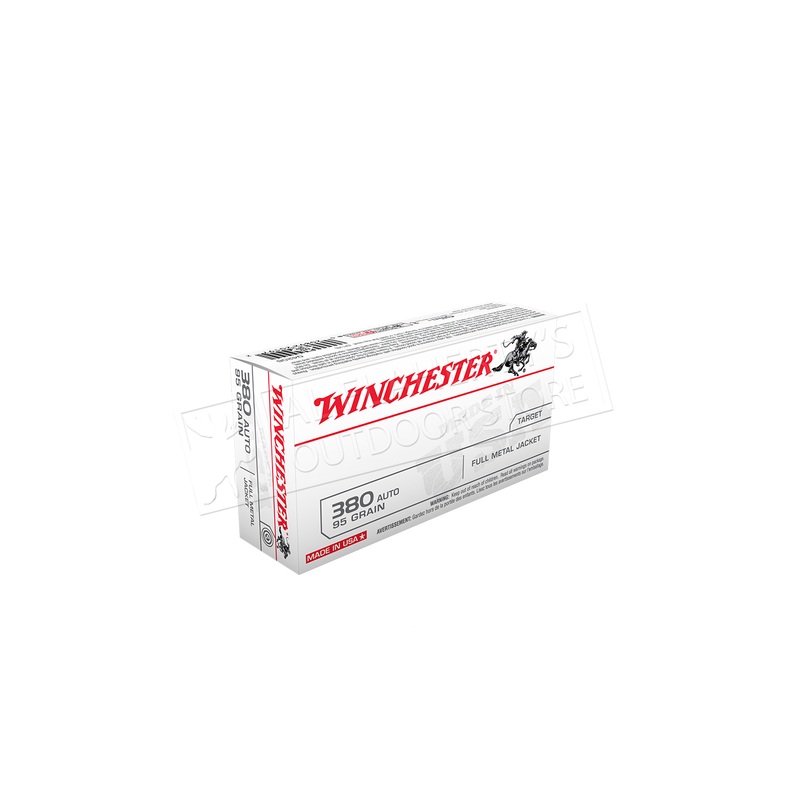 Winchester 380 Auto, 95 Grain Box of 50 #Q4206