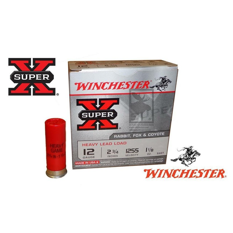 Winchester Super X Heavy Upland Shells 12 Gauge #2, 8 Shot, 2-3/4